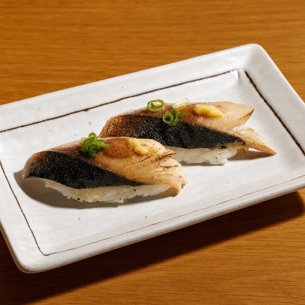 SEARED MACKEREL (ABURI SABA).