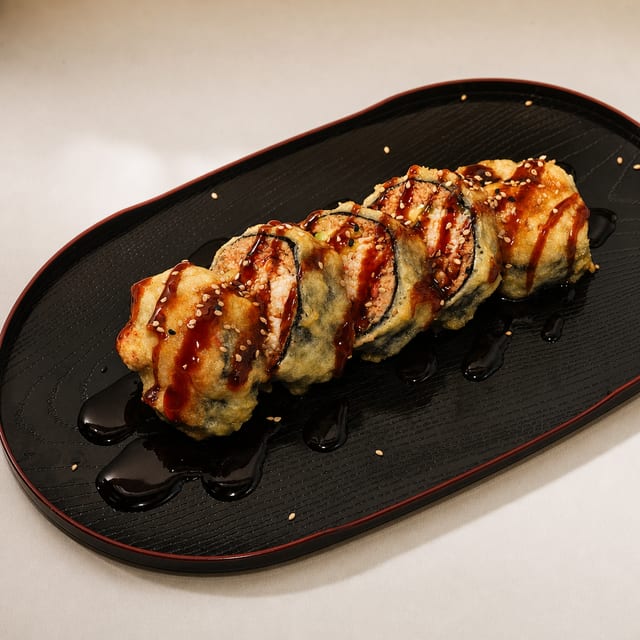 Spicy Tuna Temp Roll (5 pcs) (No Rice).