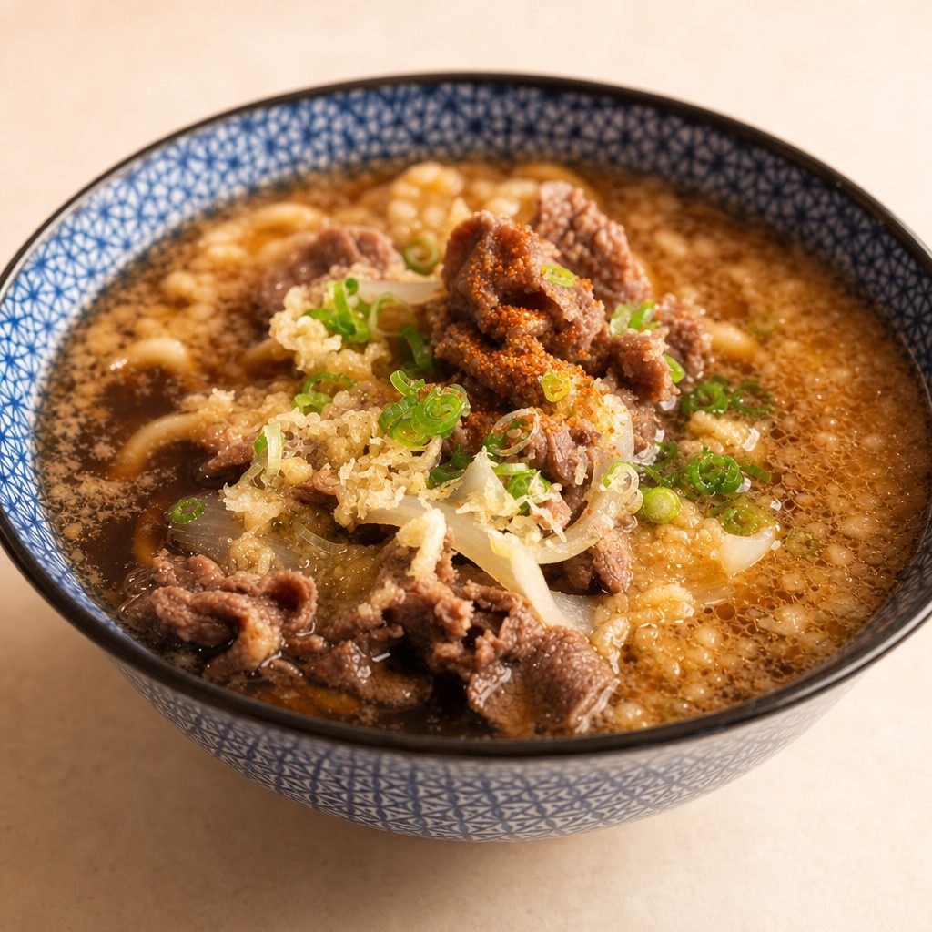 Beef Udon.