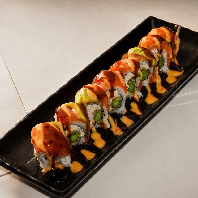Tempura Asparagus Roll.