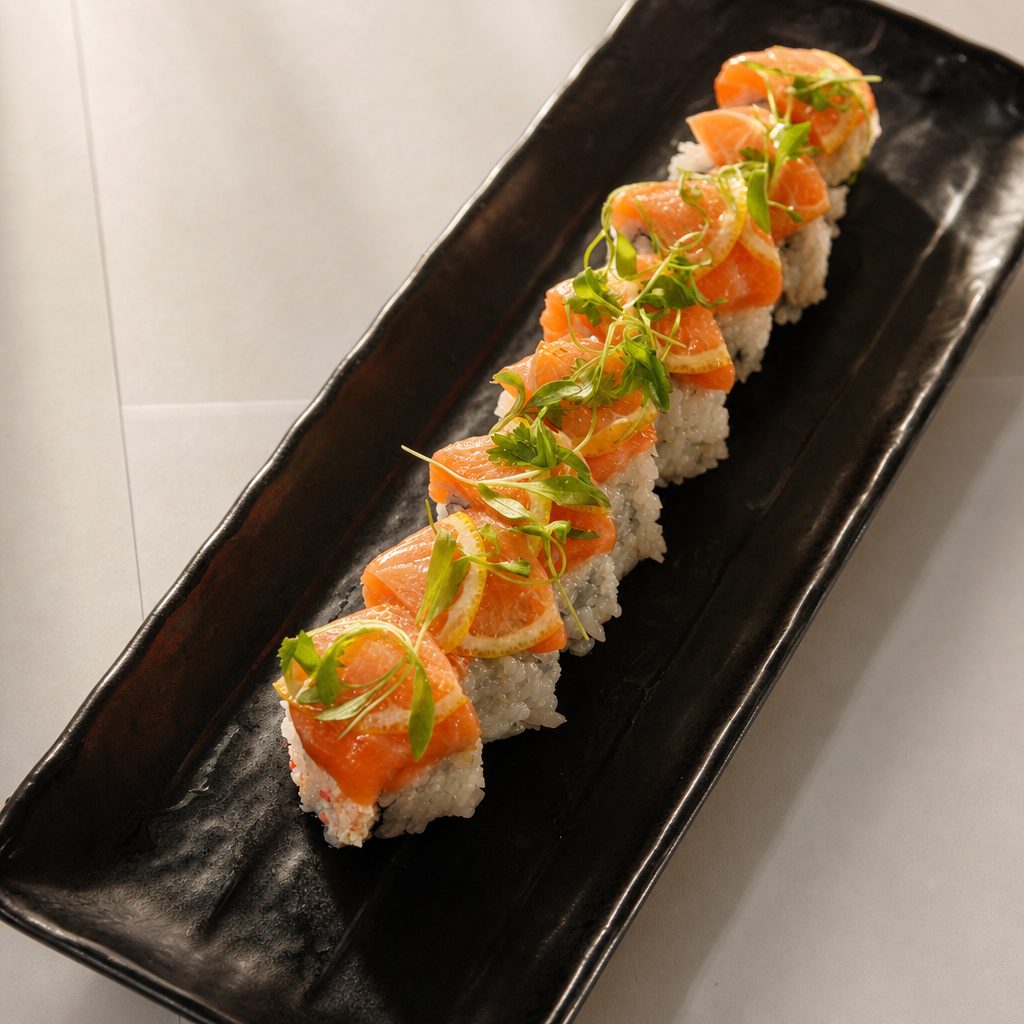 Salmon Lemon Roll.