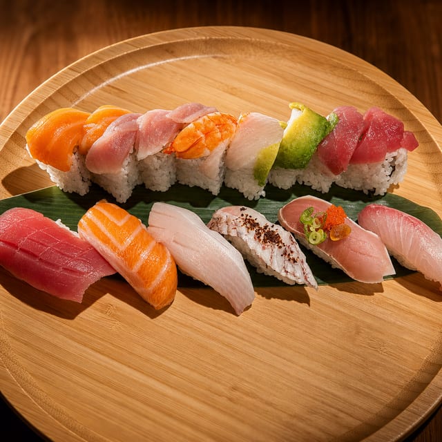 Akita Beauty Sushi Combo.