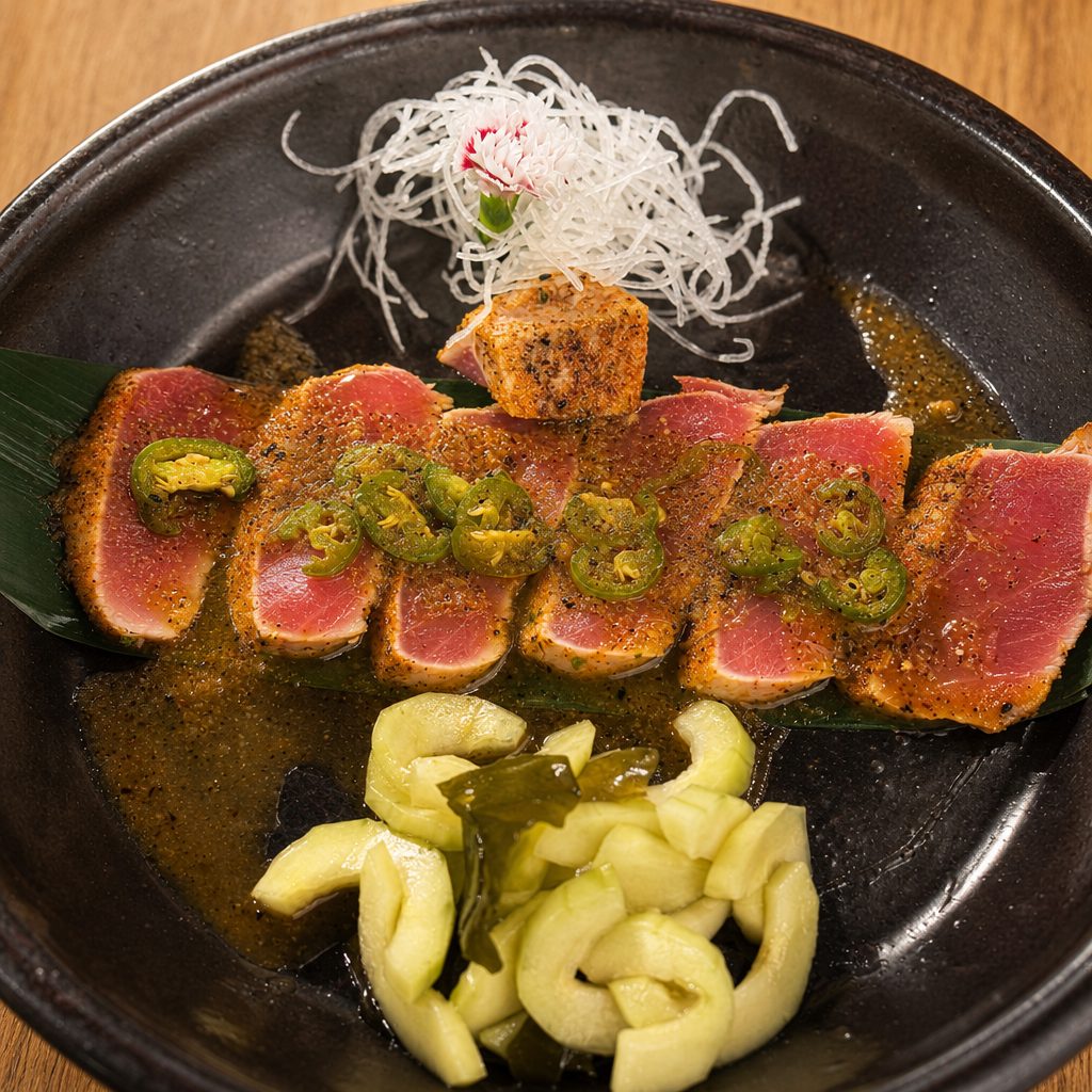 Tuna Tataki Special Sashimi.