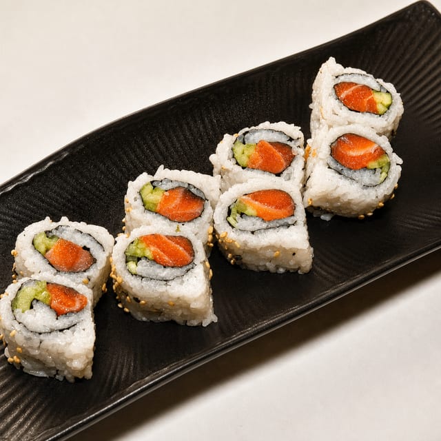 Salmon Avo Roll.