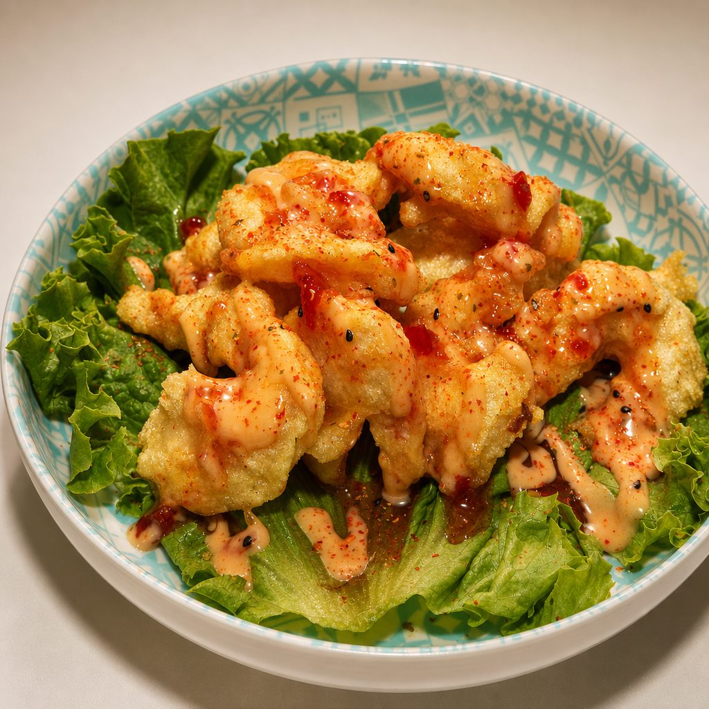 Sweet Chili Rock Shrimp Tempura AP.