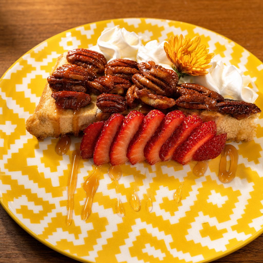 Caramelized Pecan Banana Cake.
