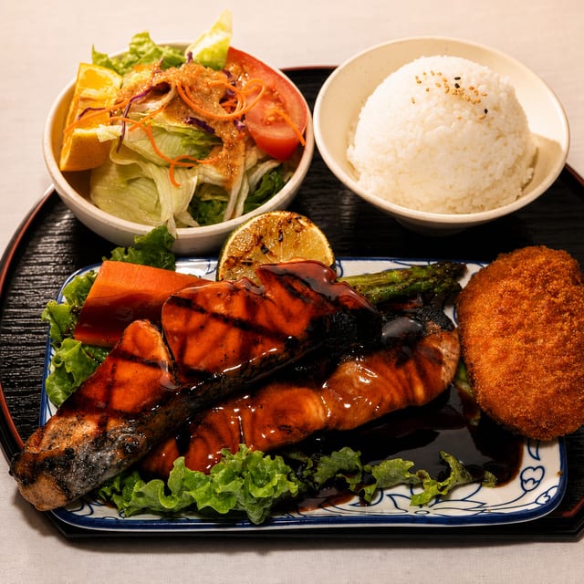 Salmon Teriyaki.