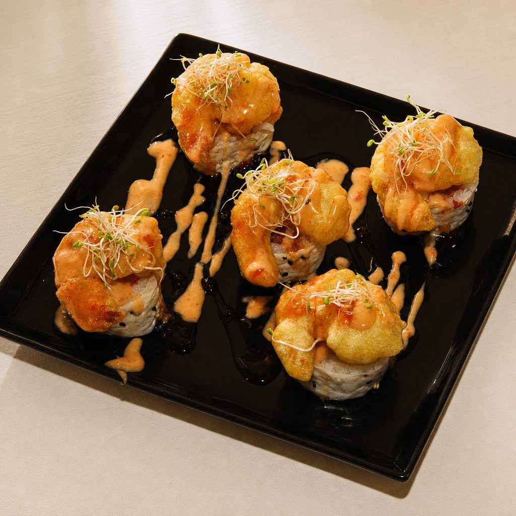 Spicy Rock Shrimp Roll.