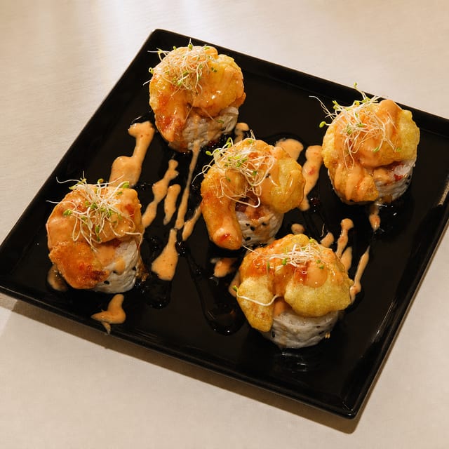 Spicy Rock Shrimp Roll.