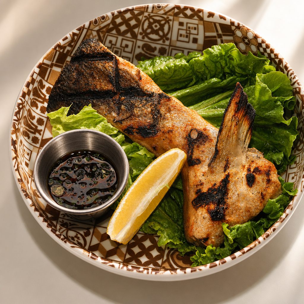 Salmon Kama.